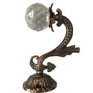 Top Lớp Đương Đại Hình Rồng Móc Rèm Chủ Sở Hữu Với Hoa Tròn Pha Lê Trên Móc Treo Tường - Product Image 1