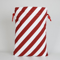 Sac de Noël personnalisé en toile avec nom sur mesure, vente en gros, directement de l'usine, faible MOQ, livraison rapide