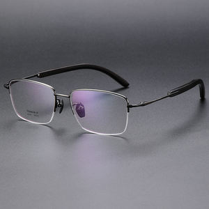 Stok bingkai optik dari pabrik ShenZhen Titanium berkualitas tinggi + bingkai kayu cendana kacamata optik CS-H2316 - Product Image 4