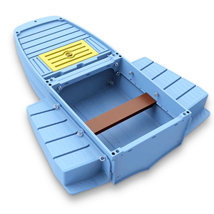 Hochwertiges Aufblasbares Gummiboot, <span class=keywords><strong>Mini</strong></span>-Pontonboot, Wellenresistentes Angelboot - Product Image 4