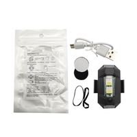 Feu arrière stroboscopique universel LED anti-collision ZSD-FJ9091, mini clignotant 7 couleurs, nouveau, garantie 3 mois