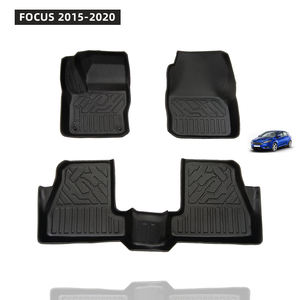 Alfombrillas de Coche Nuevas Antideslizantes de Goma 3DTPE Impermeables Alfombrillas de Coche Personalizadas para <span class=keywords><strong>FOCUS</strong></span> 2015-2020 - Product Image 1