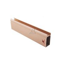 Fenêtres coulissantes en verre de profil en aluminium de conception moderne adaptée aux besoins du client pour des balcons et des villas, matériaux en aluminium de fenêtre coulissante