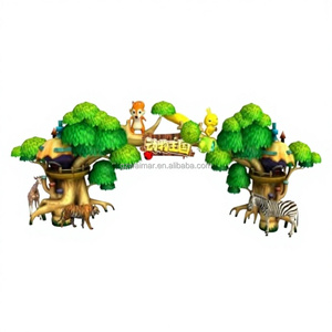 Puerta Decorativa para <span class=keywords><strong>Parque</strong></span> de <span class=keywords><strong>Atracciones</strong></span>, Puerta de <span class=keywords><strong>Entrada</strong></span> con Diseño de Molino de Viento, <span class=keywords><strong>Atracciones</strong></span> Infantiles en Venta - Product Image 3
