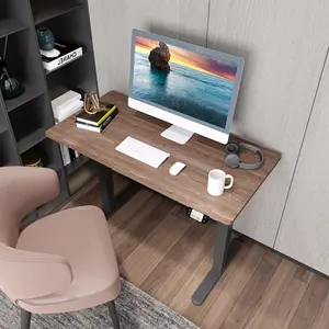 V-mounts ErgoFusion Ergonomic office furniture wooden desk with Three-section inverted leg construction VM-JSD2-01-D-1P