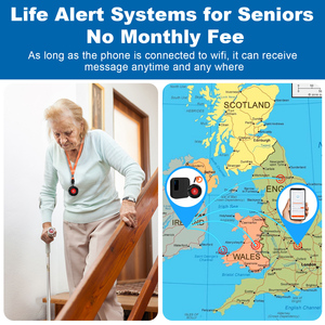 Daytech grosir Tuya orang tua cerdas, tombol darurat panggilan sistem Pager tahan air Logo kustom - Product Image 2