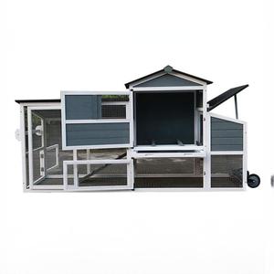 Grand poulailler en bois de luxe pour l'extérieur Motif animal pour la maison Utilisation Villa Imperméable Sunproof Toutes les saisons Salon Convient - Product Image 3