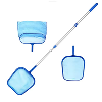 Profession eller Hersteller Aluminium Deluxe Durable Round blau grau Leaf Skimm für Schwimmbad