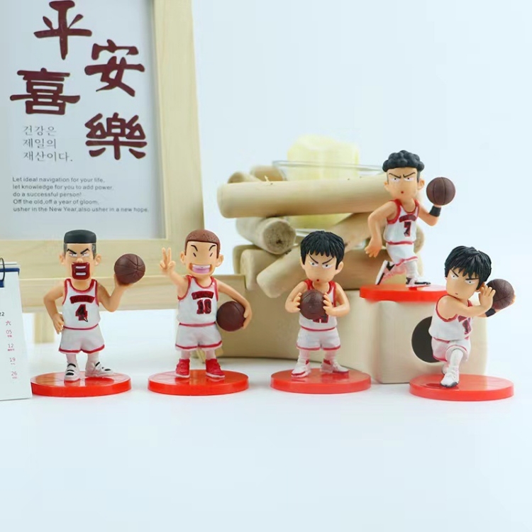 5 figurines (t-shirt blanc)