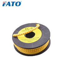 FATO EC-0/1/2/3/J marqueurs de câble 0 ~ 9 A ~ Z marqueurs de câble en PVC de haute qualité résistant à la chaleur