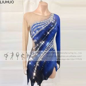 Qianliuhuo — robe de Skate pour filles, tenue de Rave, vêtement de danse latine, pour salle de bal, fêtes - Product Image 2