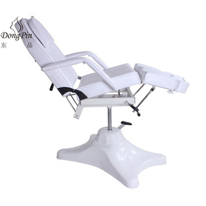เตียงนวดเสริมสวย Dongpin รุ่น DP-8243 สีขาว หุ้มหนัง PVC ปรับเอนด้วยระบบไฮดรอลิก สำหรับร้านเสริมสวย สปา และบำบัด - Product Image 4