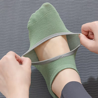 Chaussettes de yoga à brides croisées pour femmes, en tricot doux, respirantes, écologiques, antidérapantes avec picots en silicone, pour Pilates, danse et ballet, plusieurs couleurs unies
