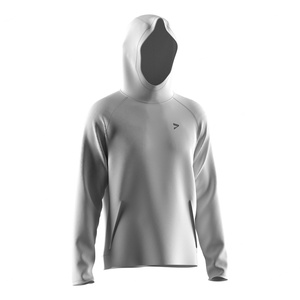 Sweat à capuche léger et chaud, respirant, extensible dans les quatre sens, mélange polyester-coton-spandex, résistant aux plis - Product Image 3