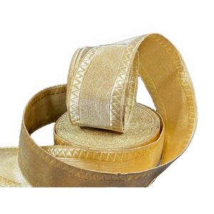 OEM Eco-Friendly Luxury Animal Jacquard Church Liturgical Vestment Galloon Trim <b>Lace</b> Braid Beautiful Fancy French Gold Metallic - Product Image 1