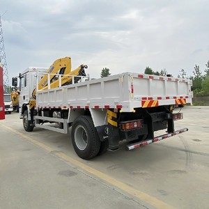 Camion grue articulée Shacman 4x2, grue à bras pliable de 12 tonnes pour le transport de marchandises et les secours routiers - Product Image 1