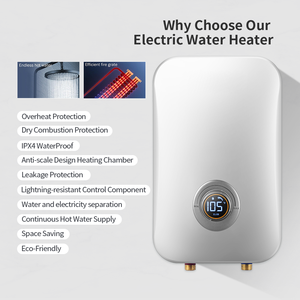 220V 5 .. 5kw all'ingrosso prezzo di fabbrica commerciale senza serbatoio scaldabagni elettrici - Product Image 5