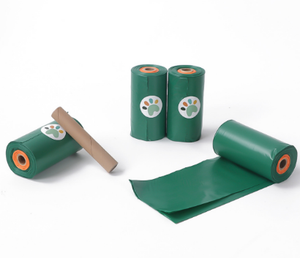 Güçlü Özel Logolu Biyobozunur Köpek Dışkısı Poşetleri, Evde Kullanım İçin İki Renkli Kompostlanabilir Atık Toplayıcı - Product Image 3