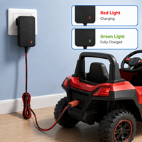 Cargador de Batería de Plomo-Ácido de 6V 1A para Coche de Juguete para Niños, Enchufe Rojo Personalizado para Vehículo Eléctrico, Pieza de Repuesto, Seguridad Estable, Fabricación OEM