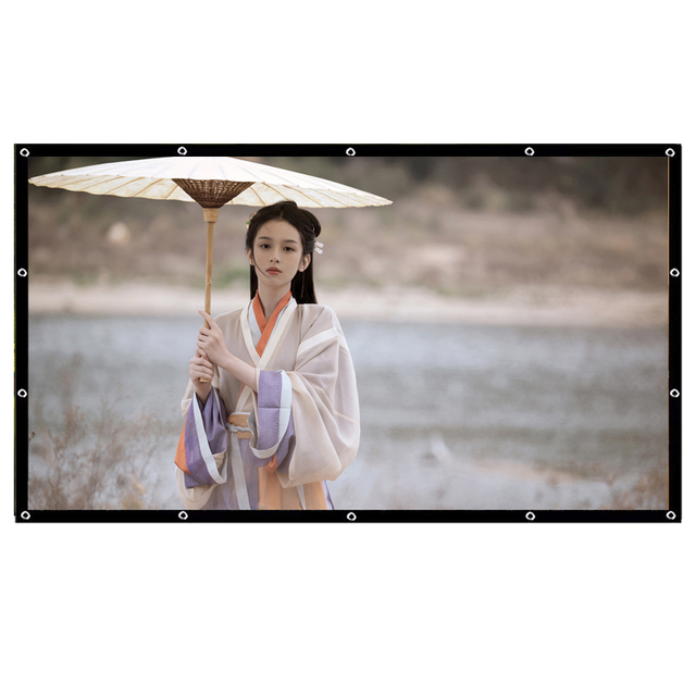 [Big Size 300inch] 664*374cm 16:9  Foldable Portable Outdoor Projection Projector Screen for Outside Cinema