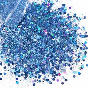 50g de paillettes holographiques de tailles assorties, brillantes et scintillantes, pour la décoration de tasses à double paroi faites à la main, l'art, la résine et le sable mouvant - Product Image 2