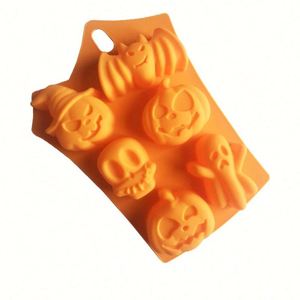 Moule à gâteau en silicone personnalisé avec logo, forme chauve-souris et fantôme pour Halloween, moules à bougies, moules pour la fabrication de savon OEM/ODM - Product Image 2