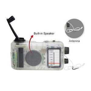 <span class=keywords><strong>La</strong></span> prisión de <span class=keywords><strong>la</strong></span> cárcel uso transparente claro caso multibanda Mini FM bolsillo receptor de Radio de onda corta - Product Image 6