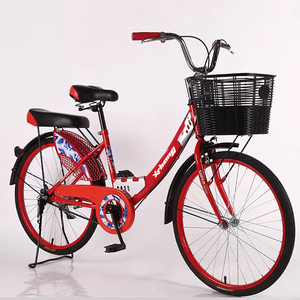 Vélo vintage classique pour femmes de 24 <span class=keywords><strong>pouces</strong></span> avec design rétro et fourche en acier à vitesse unique de 20 <span class=keywords><strong>pouces</strong></span> fabriqué en Chine - Product Image 1