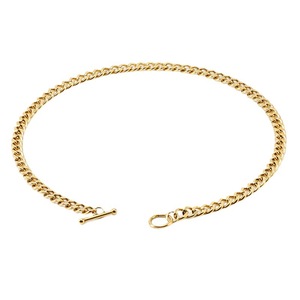 Zogxin Cuban Chain Bracelet Necklace 18K Gold Plated Zinc Alloy OT Buckle Men's Jewelry Fashion Chain Gift - Product Image 5