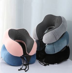 หมอนรองคอรูปตัวยู Wsy7504 แบบปรับได้ สำหรับรองรับต้นคอ ใช้ได้บนเครื่องบิน รถยนต์ ทำจากเมมโมรี่โฟม เหมาะสำหรับการเดินทาง ใช้เป็นของแจกได้ - Product Image 2