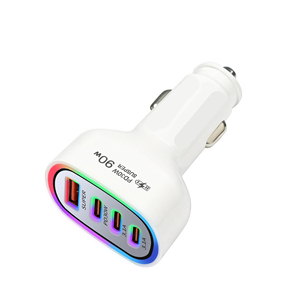 90W Car Charger Fast Charging Mobile Phone Power Charger PD Quick Car Charger For Multiple Device - Product Image 6