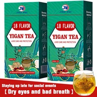 Thé aux herbes pour nettoyer le foie, 18 saveurs, thé santé nourrissant pour les reins et protecteur du foie, boîte, tasse et bouteille pour maigrir