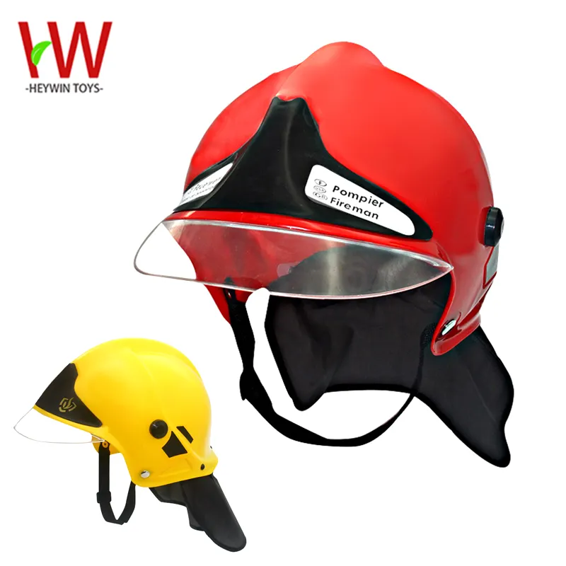नाटक खेलने खिलौने आग नकली व्यायाम बच्चों दुर्घटना के लिए सुरक्षा टोपी हेलमेट टोपी Cosplay प्लास्टिक के खिलौने (HM45H)