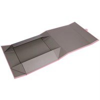 Boîte en papier pliable pour vêtements avec logo, recyclée, finition brillante prune, magnétique, pour stylo scolaire, emballage de bouteille de vin, pelliculage mat