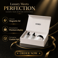 Boîte cadeau personnalisée pour soins de la peau, flacon de sérum, boîte rigide avec insert en mousse, fermeture magnétique, emballage de luxe pour crème, pour les marques cosmétiques