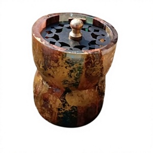 Noor Al <b>Oud</b> Handmade Luxury Resin <b>Bakhoor</b> Sandalwood Incense Burner for Religious Ramadan Eid Festive Home Decor - Product Image 1