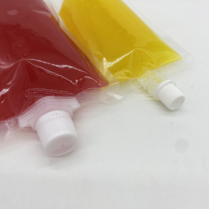 Trong Suốt Tùy Chỉnh Túi Nhựa 200Ml/400Ml/500Ml Với Vòi Nhỏ Gói Rõ Ràng Uống Pouch Cho Nước Khoáng - Product Image 2