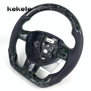 For Ford <strong>Focus</strong> Green Genuine Forged Carbon Fiber Steering Wheel <strong>MK2</strong> MK3 ST <strong>RS</strong> 2018 2019 2020 2021 2022 Customized - Product Image 3