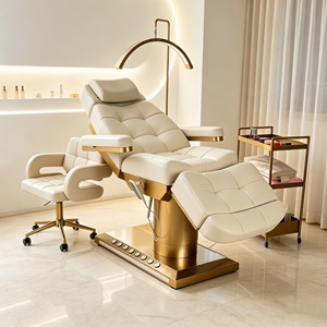 เตียงนวดเสริมความงามอุ่นร้อน รุ่น RJ Luxury Modern Spa Beauty Salon สำหรับทำทรีทเมนท์ทางการแพทย์ ดูแลเท้า นวดหน้า ต่อขนตา รุ่น RJ-616 - Product Image 6