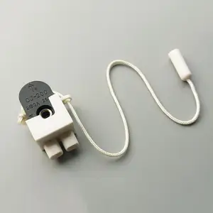 China high quality M200 wall fan pull switch pull cord wall lamp with nylon rope