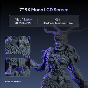 Pour Mars 5 Ultra imprimante 3D 7 "9K Mono LCD 150 mm/h impression de résine haute vitesse AI caméra intelligente SLA moulage Construction en métal - Product Image 6