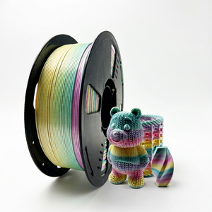 Wholesale 1.75mm <b>3D</b> <b>Printer</b> Filaments High Quality Tri-Color PLA Silk 1kg Extruded Material 100% Virgin Vacuum-Packed FDM <b>3D</b> Pen - Product Image 1