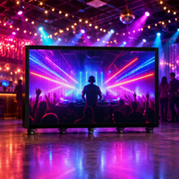 Tragbarer Faltbarer LED DJ-Pult-Tisch Video-Wand-Display Faltbare DJ-Kabine für Nachtclubs