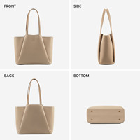 LOVEVOOK 15.6 en cuir pour ordinateur portable avec pochette pour femmes Sac à main de grande capacité pour le bureau Mallette d'ordinateur Sac à bandoulière