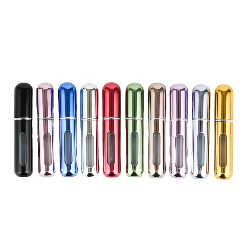 חדש 5ml נייד מיני Refillable בושם בקבוק עם ספריי בניחוח משאבת ריק קוסמטי מכולות תרסיס מרסס בקבוק עבור יוקרה