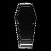 Cercueil de tarentule en acrylique transparent personnalisé berceau de tarentule pour Reptile berceau de tarentule berceau de cercueil