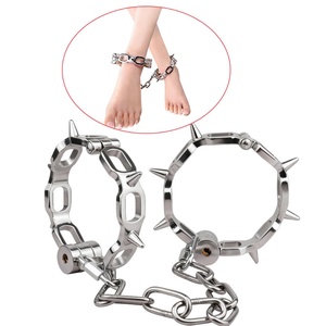 Grilletes de Tobillo de Acero Inoxidable para Adultos, Accesorios de Bondage BDSM, Equipo de Restricción BDSM de Alta Calidad, Apto para Todos los Entusiastas del SM - Product Image 5