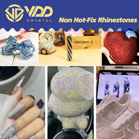 Strass VDD 246 Violet Fée SS34-SS50 Non Thermocollants, Pierres en Verre de Haute Qualité à Dos Plat