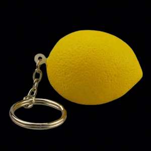 Llavero con pelota antiestrés de bowling, biodegradable, de espuma de PU, juguete antiestrés, pelotas antiestrés con forma de bola de bowling - Product Image 3