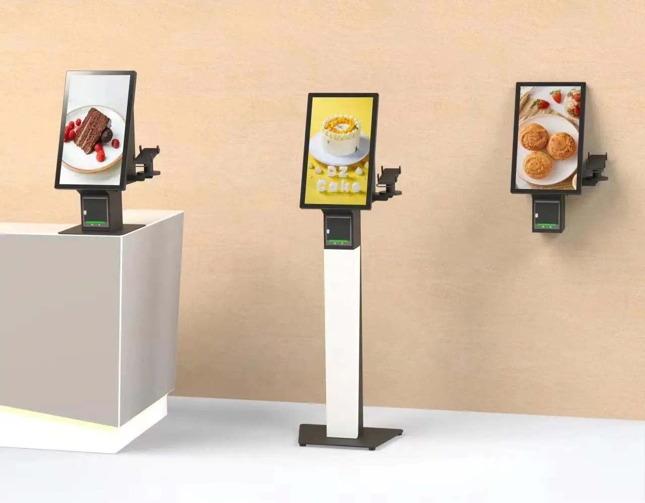 EKAA 21,5 Zoll Touchscreen Self-Service-Bestell kiosk Zahlungs terminal Kiosk